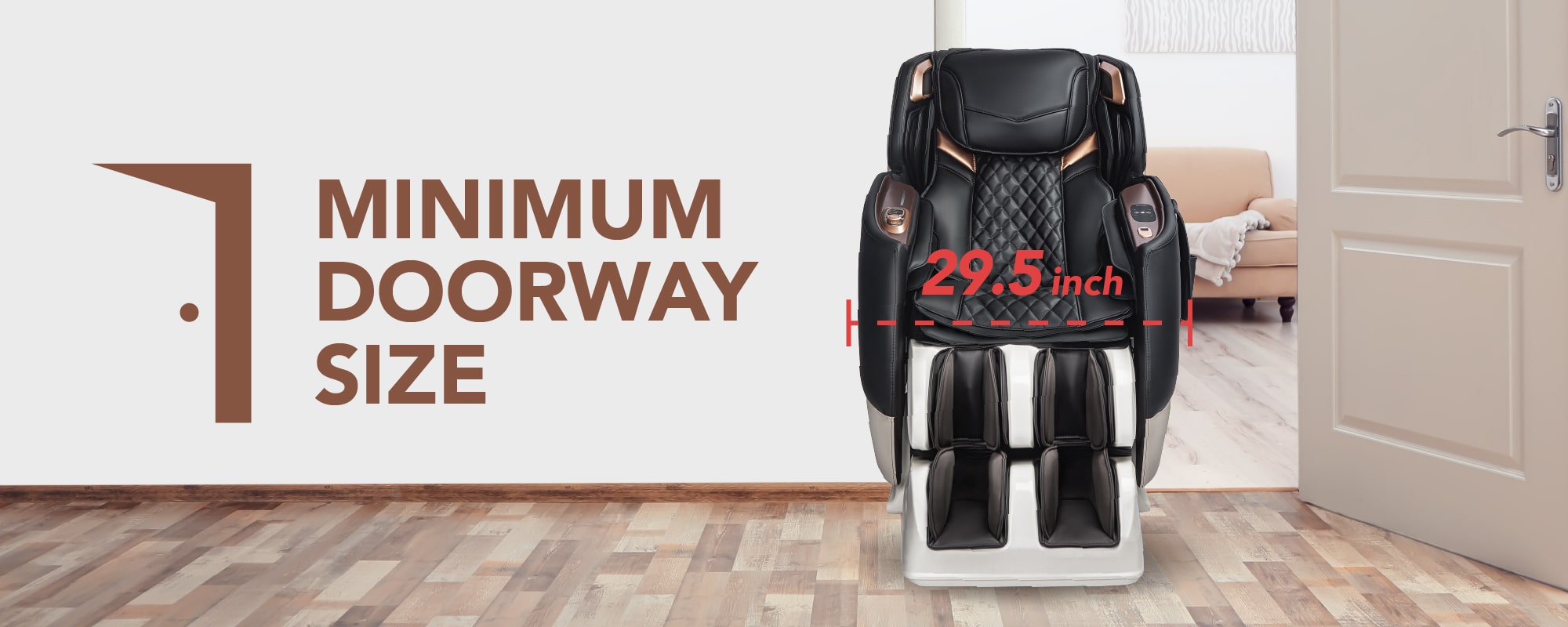 Amamedic Juno 2 Maximum Doorway Size | Titan Massage Chairs