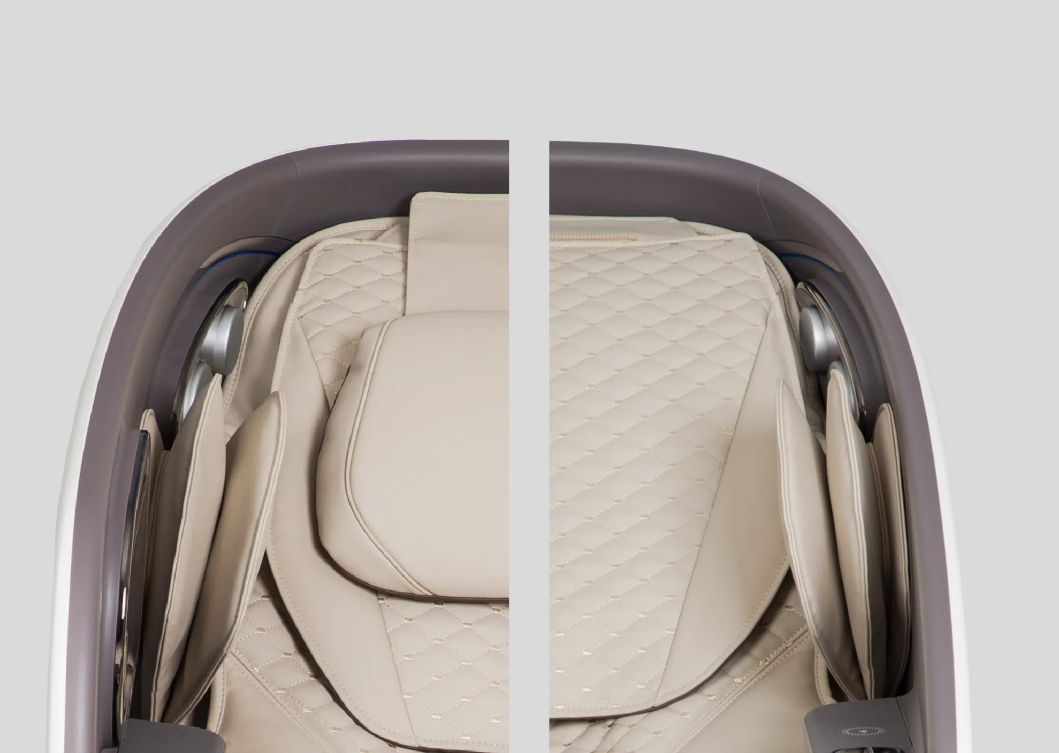 a close up of a car seat