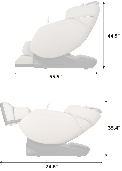 JP650 Dimension Reclined