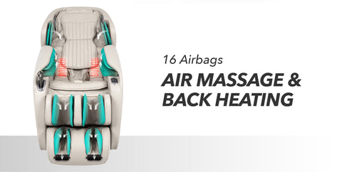 16 airbags air massage & back heating