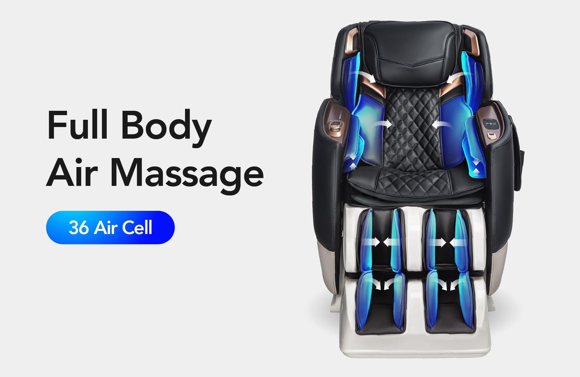 Amamedic Juno 2 Compression Massage | Titan Massage Chairs