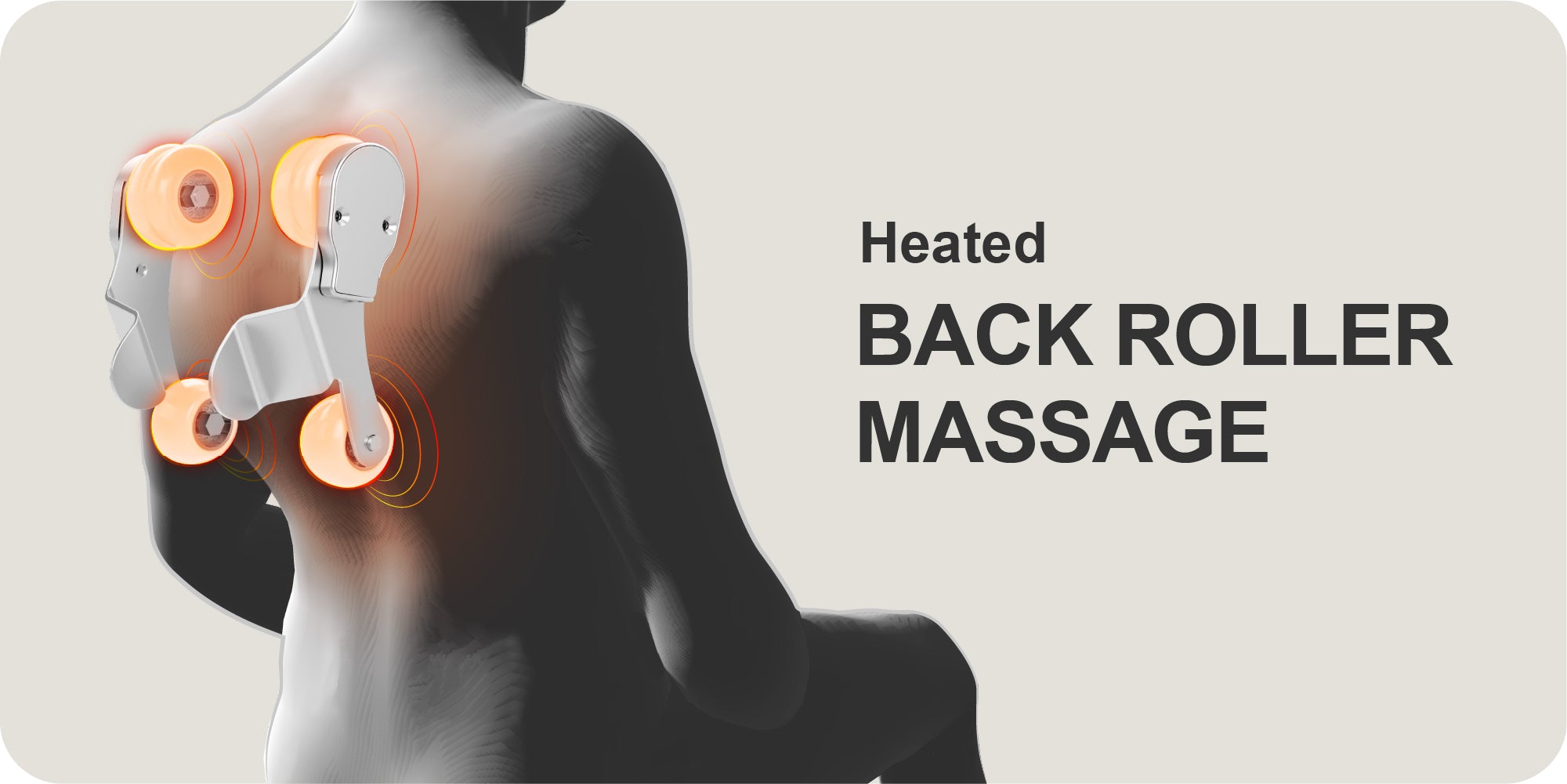 heated back roller massage