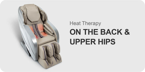 Titan Oppo 3D Massage Chair - heat therapy on the back & upper hips