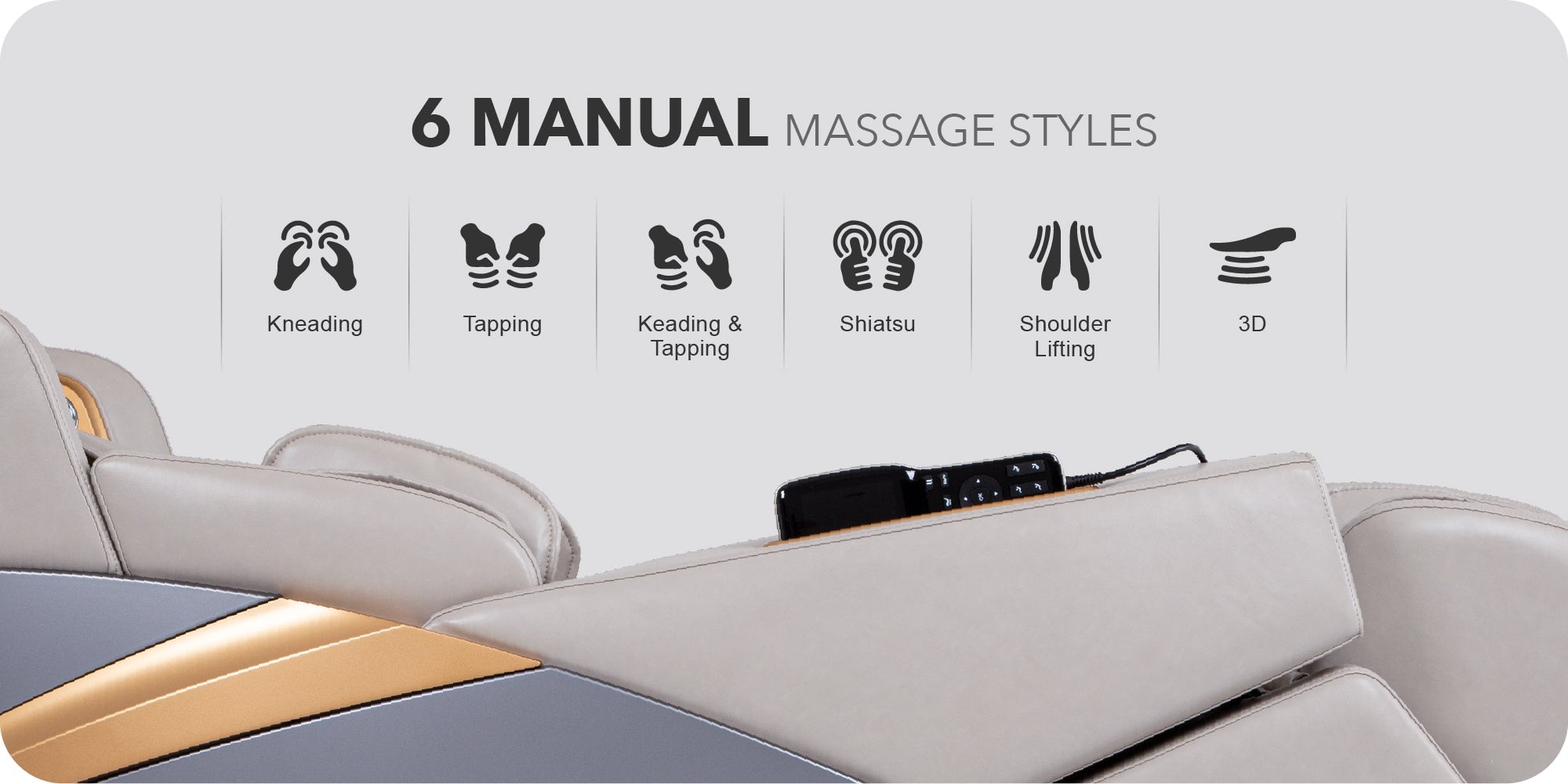 Ador Allure Manual Massage Modes | Titan Massage Chair