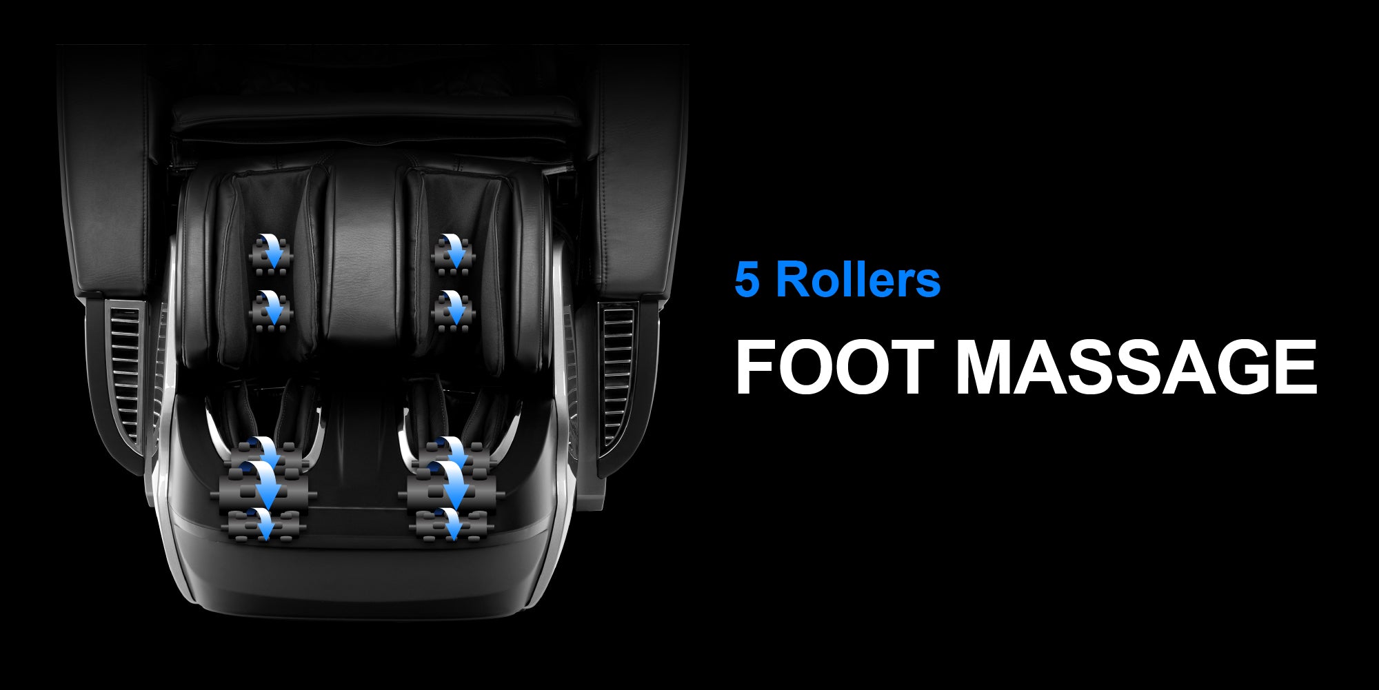 5 Rollers Foot Massage