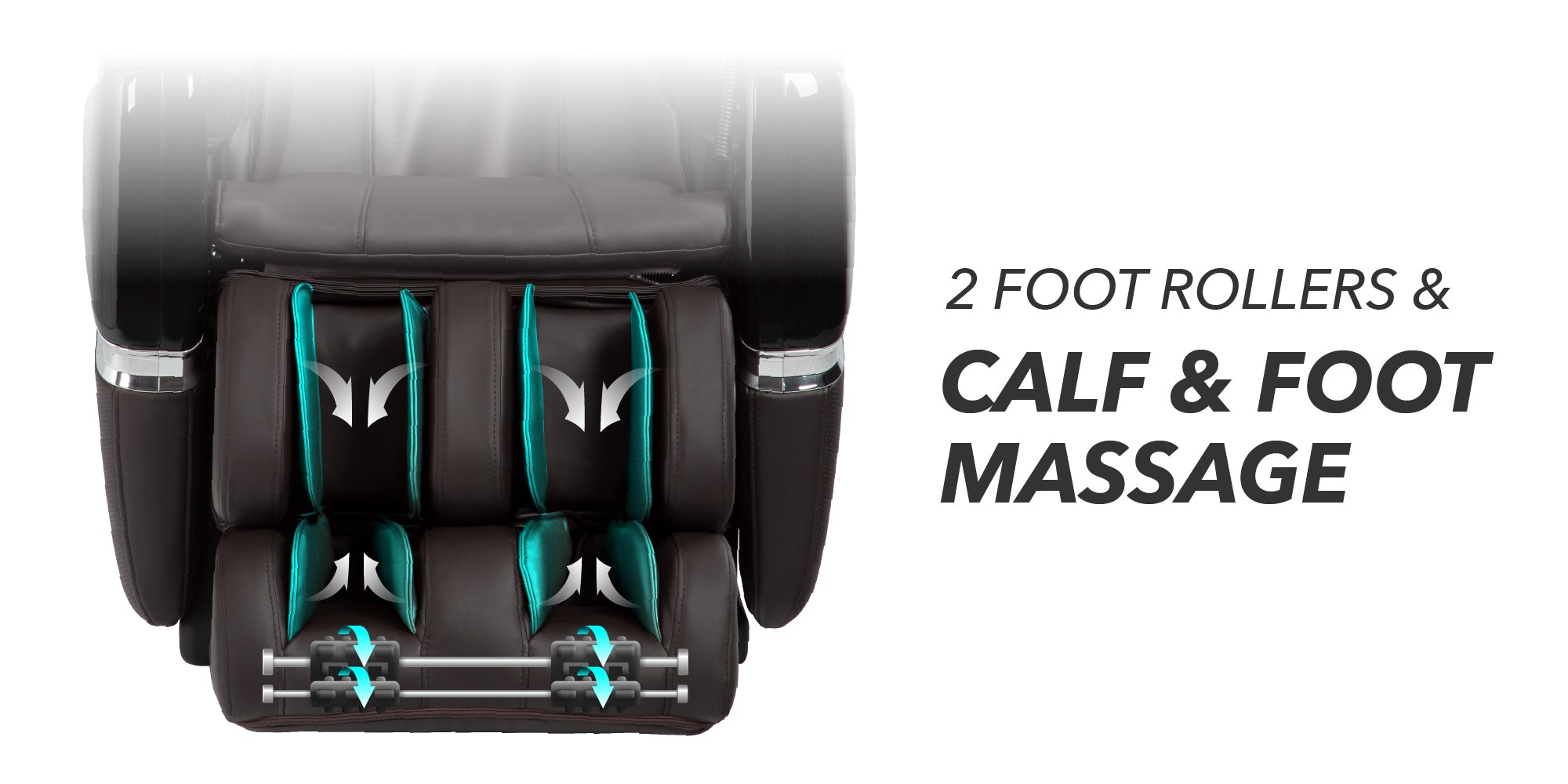 2 Foot Rollers, Calf & Foot Massage