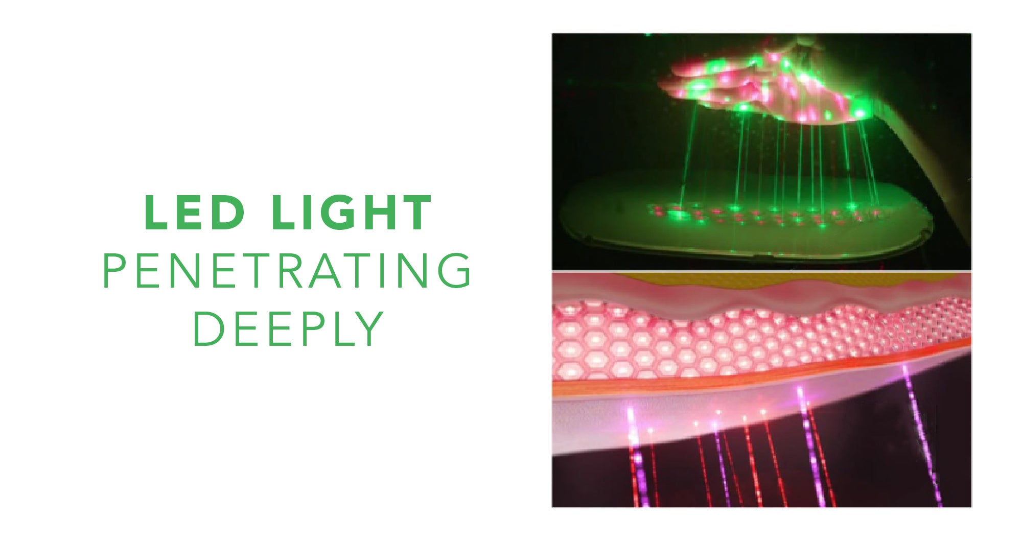 LED Light Penetrating deeply