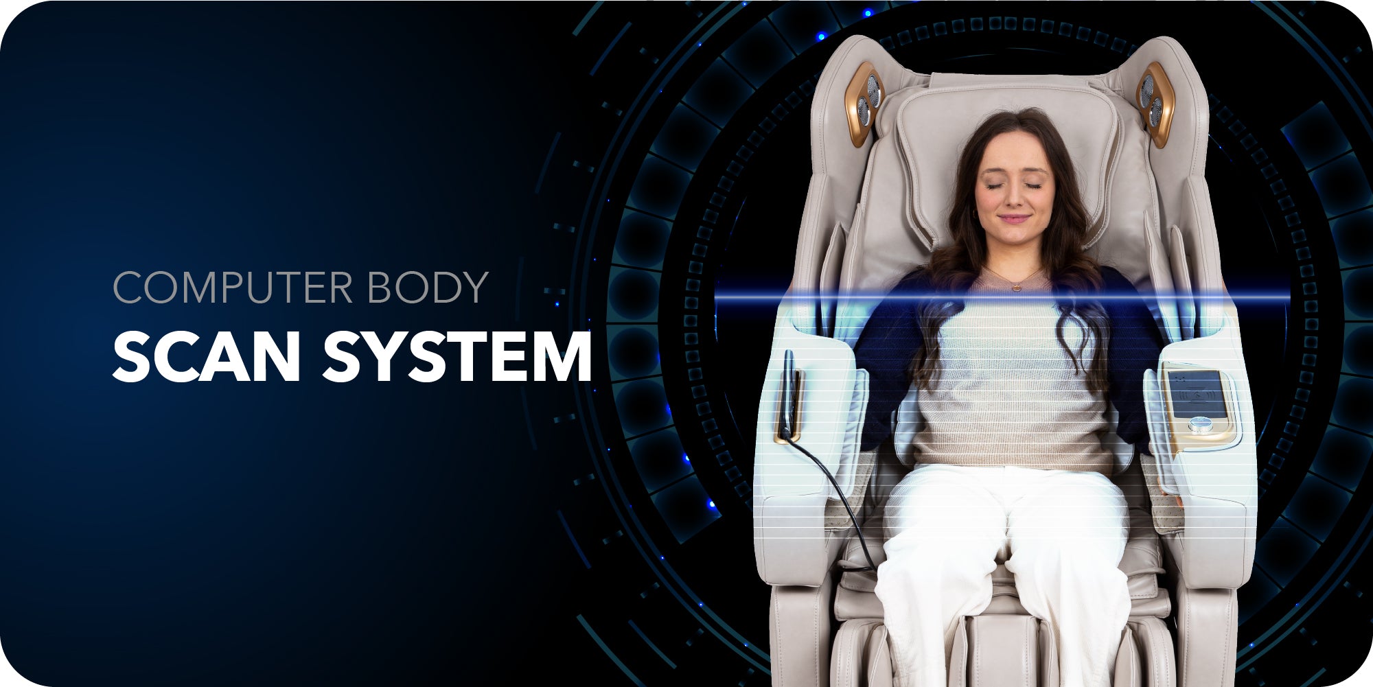 Ador Allure 3D Massage Chair - Computer body scan system