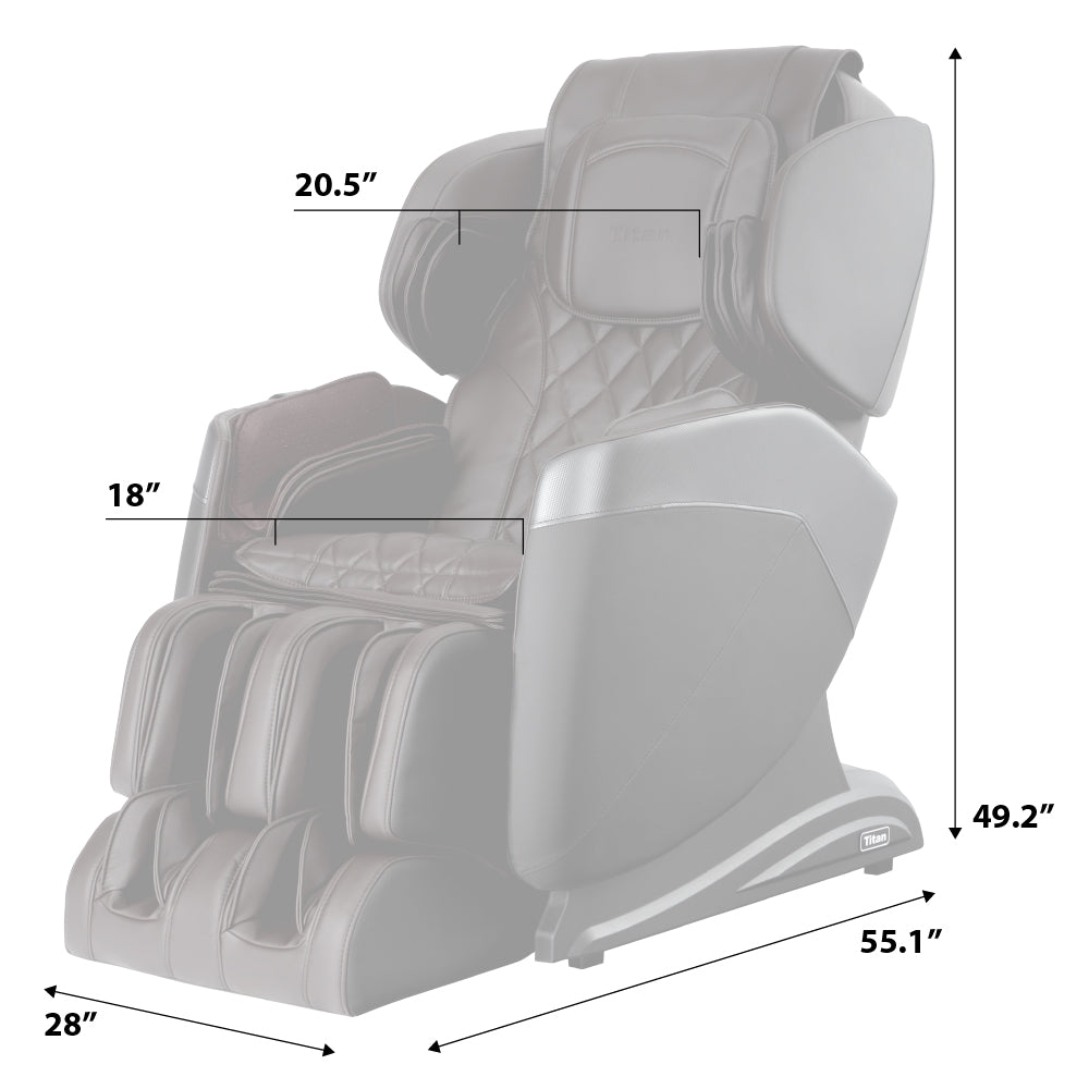 Titan Optimus 3D Dimension Upright