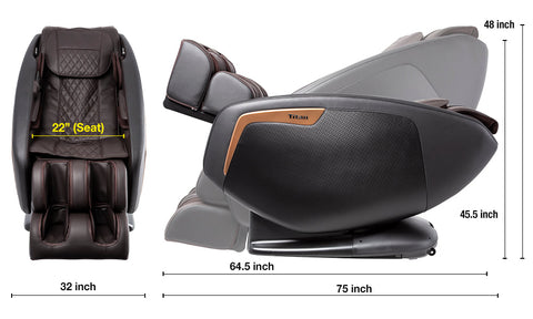 Titan Pro Ace II 3D Massage Chair - Dimension
