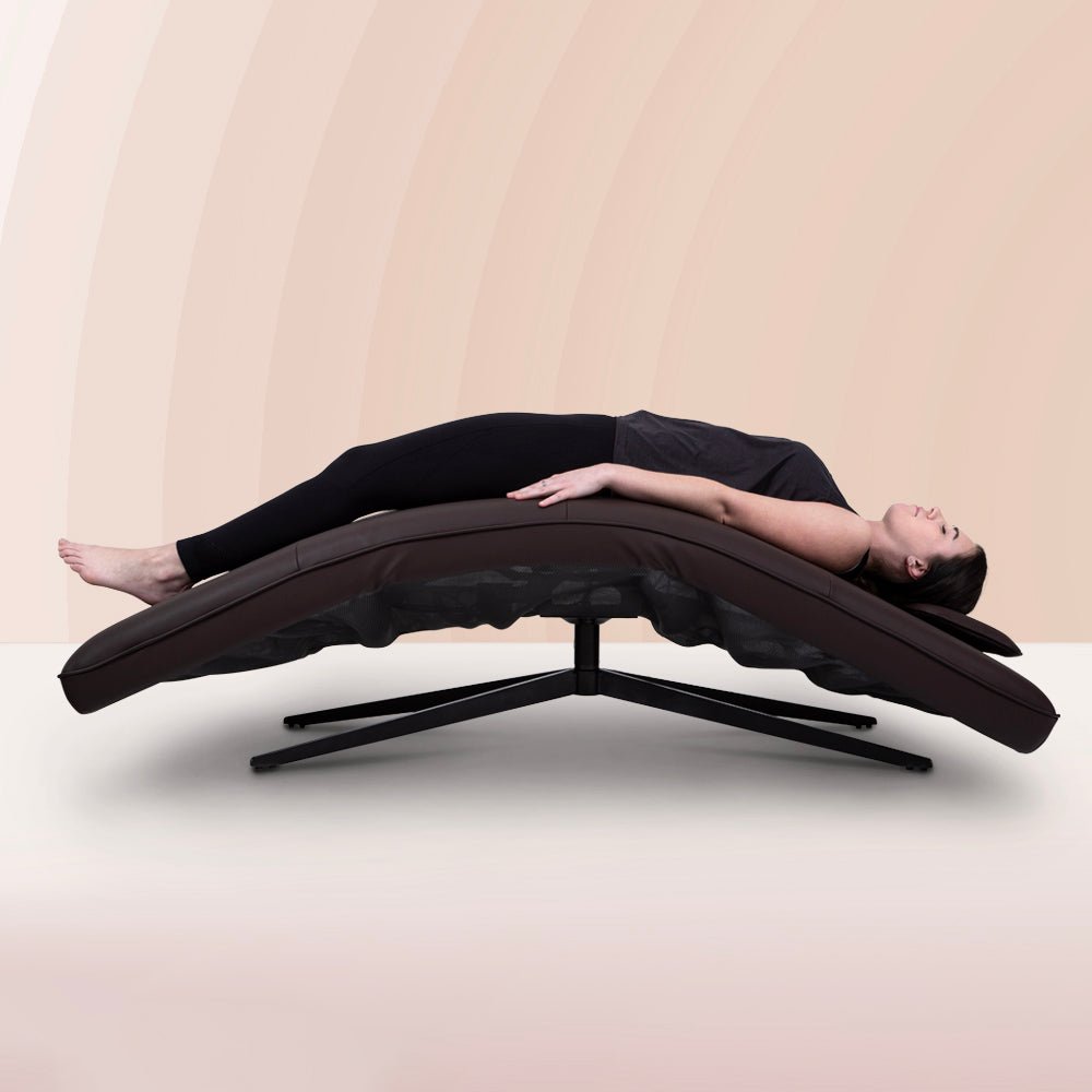 black yoga chair