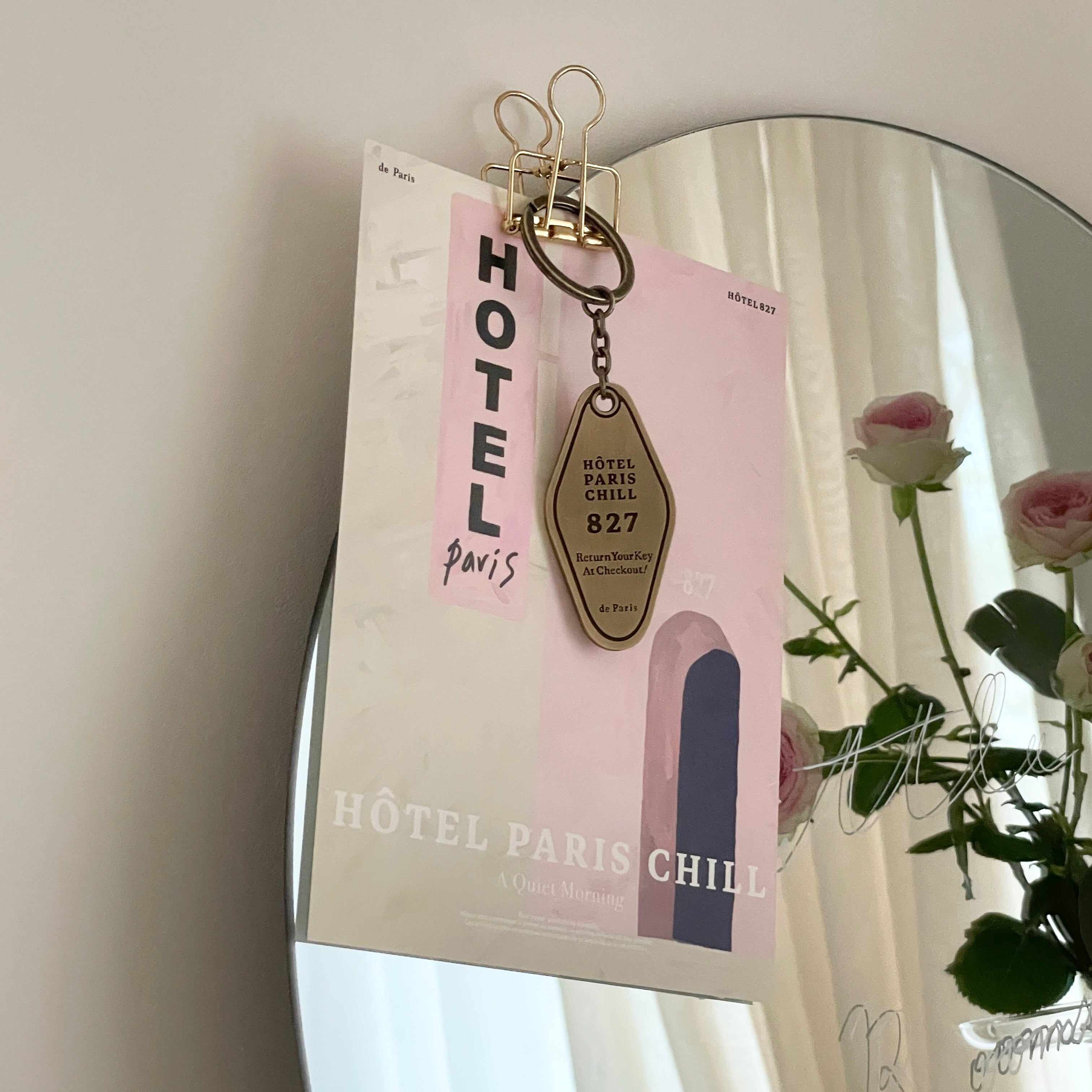 HOTEL PARIS CHILL キーホルダー｜827 Hotel Room Keychain