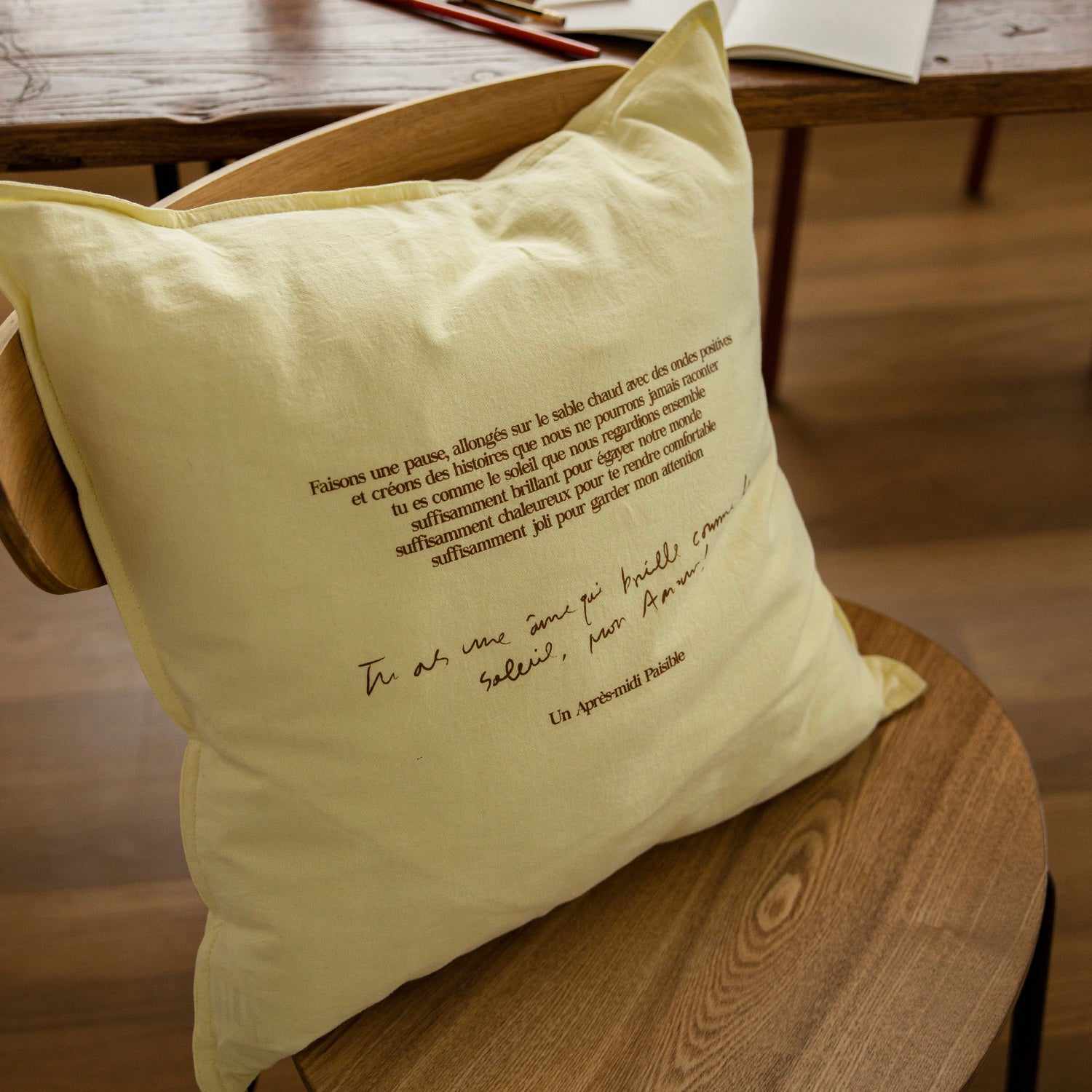 HOTEL PARIS CHILL クッションカバー｜Relaxed Cotton-Linen Cushion Cover