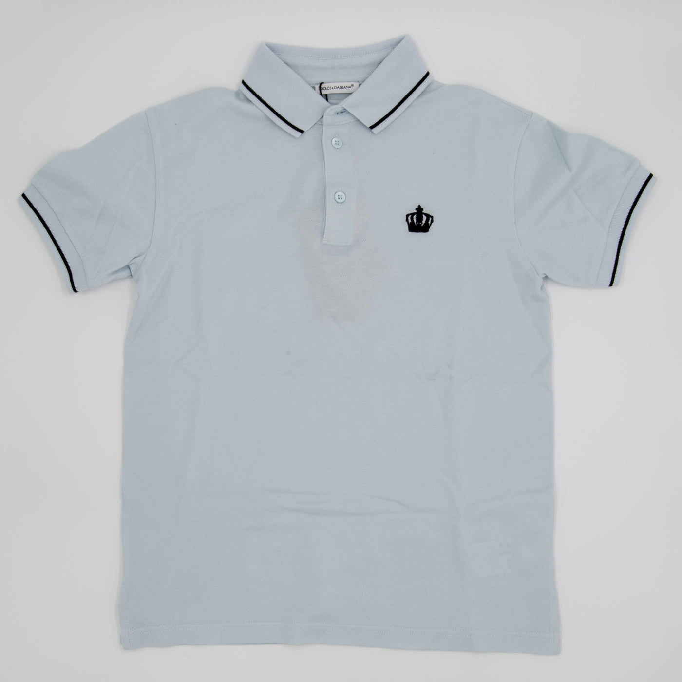 Dolce & Gabbana – Polo T-Shirt Light Blue – Must Boutique Cyprus