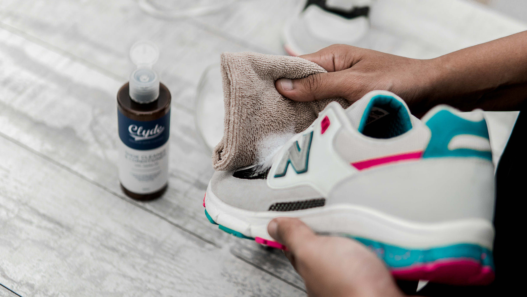 cleaning new balance shoes