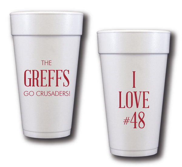 Custom 20 Oz. Foam Cups