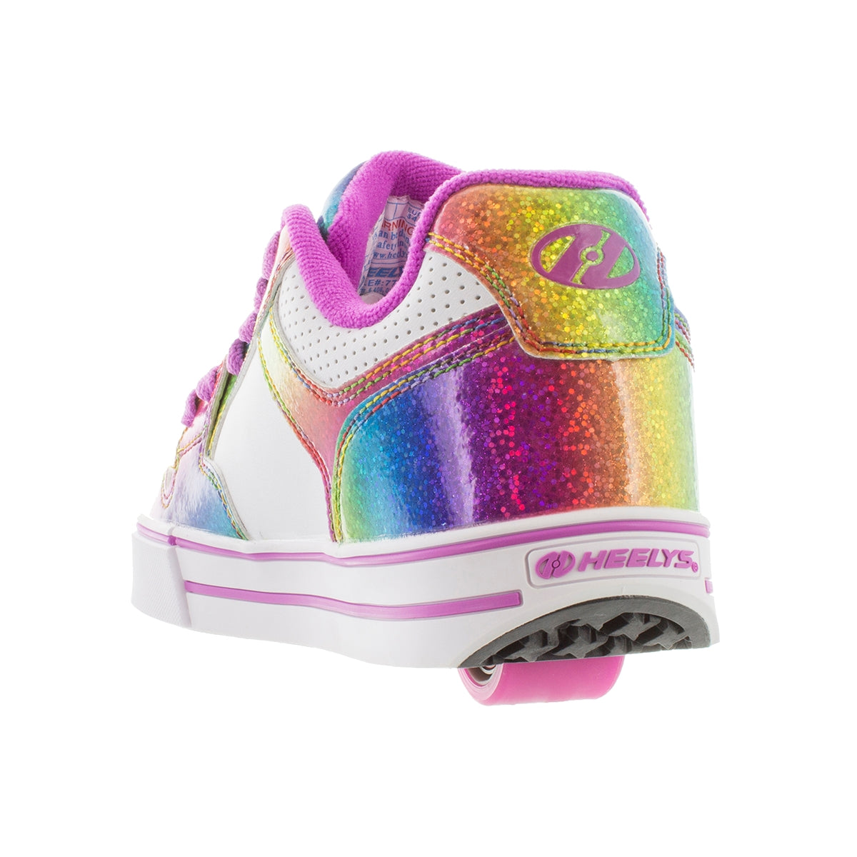 pink glitter heelys size 12