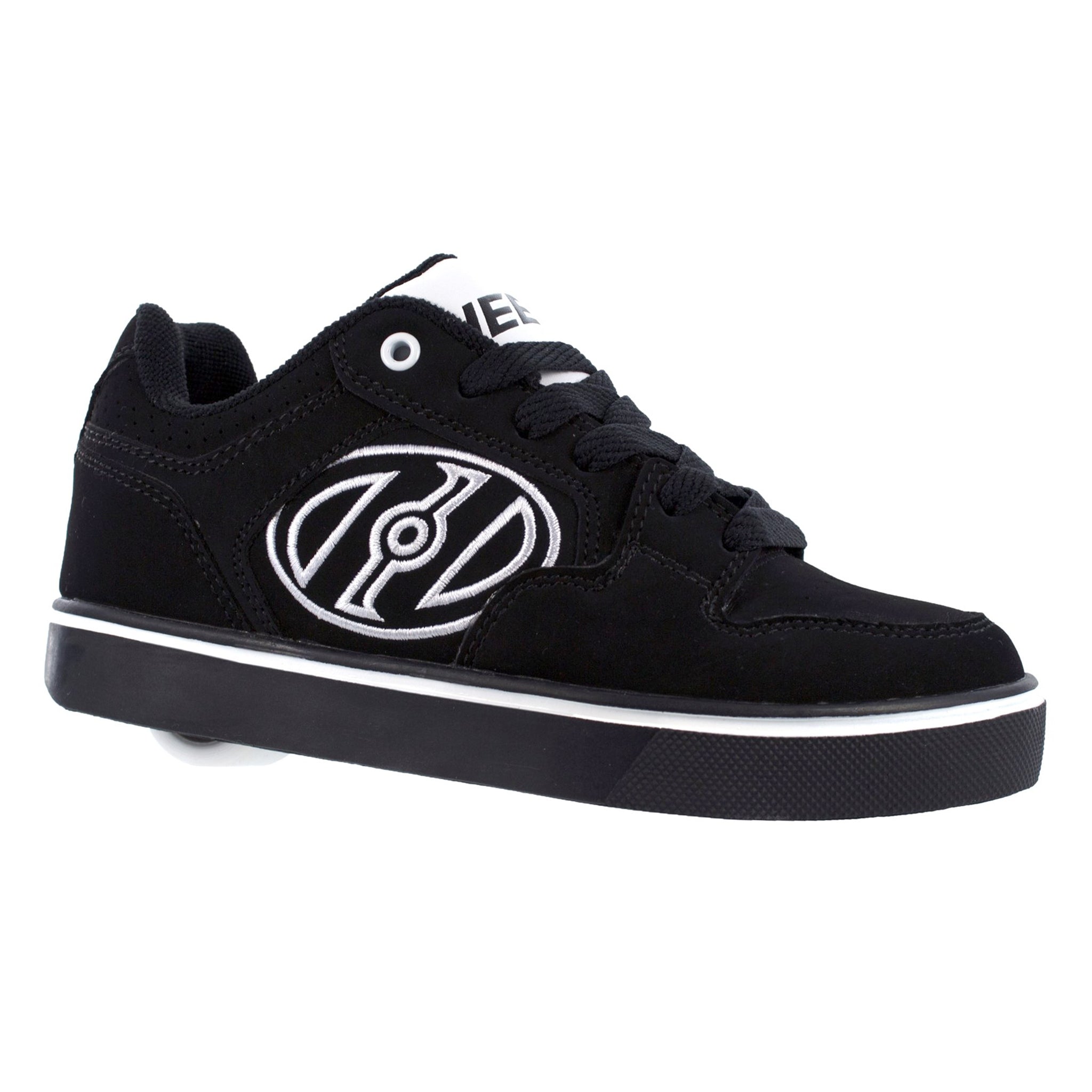 black and white heelys