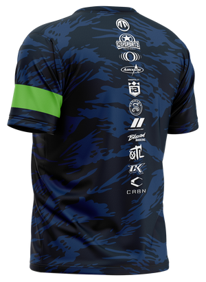 Team Jersey - Blue Camo Dark