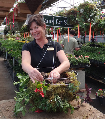 How to Make a Beautiful Moss Hanging Basket | Campbell River Garden Centre