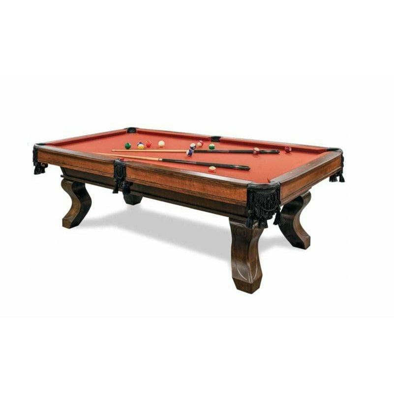 Silverline Corona Rustic Hardwood 7' Maple Brown Pool Table Brown