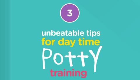 Title card for the day time potty-training guide