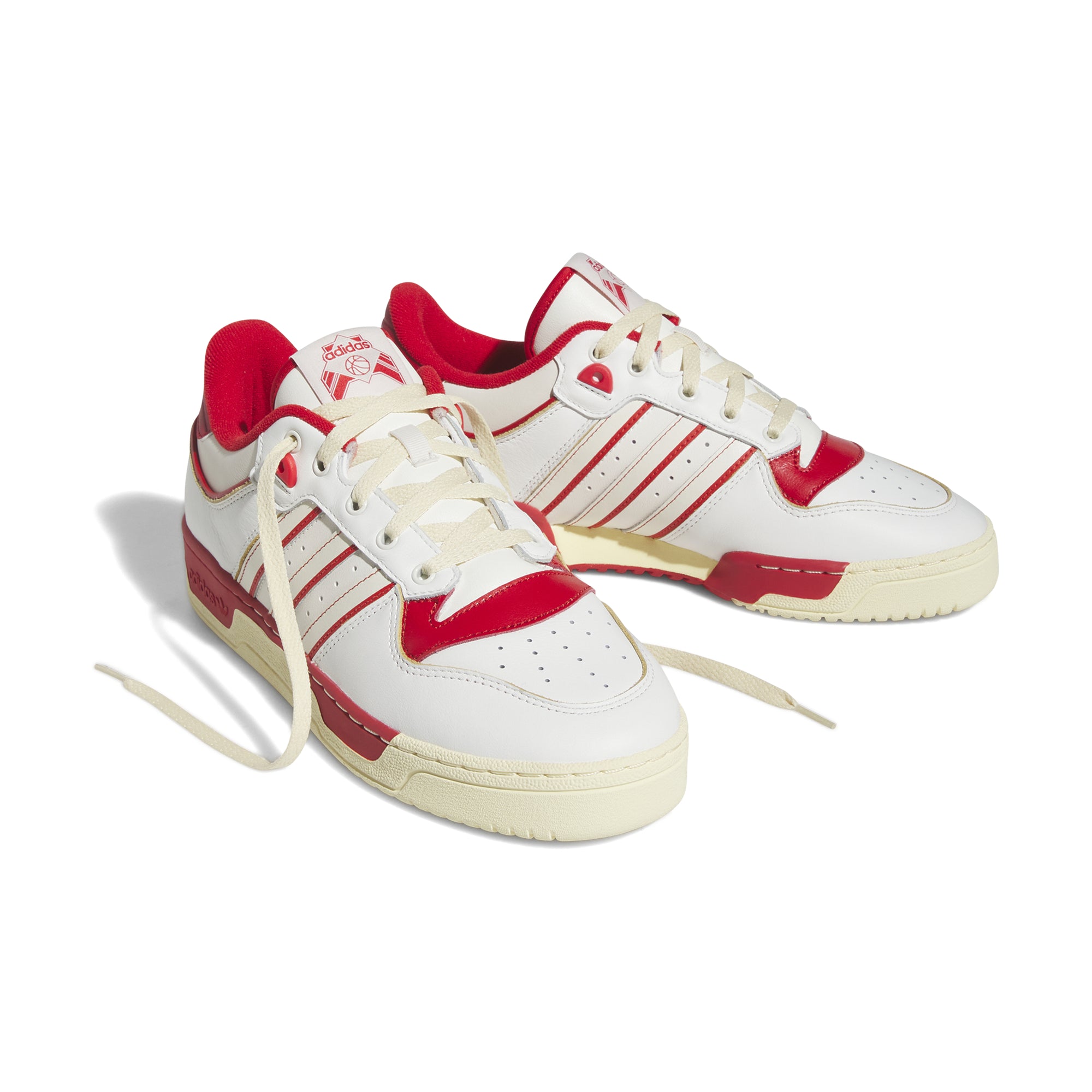 ADIDAS RIVALRY LOW WHITE RED - Warrior