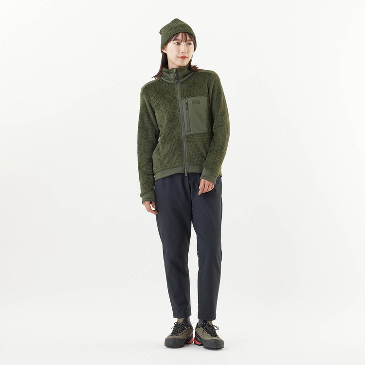 MENs XS  マウンテンハードウェア YAMAP別注 ポーラテック ハイロフト グリッド クルー Porlartec Hi-loft Grid Crew フリース セーター MOUNTAIN HARDWEAR OE8113 アイボリー系