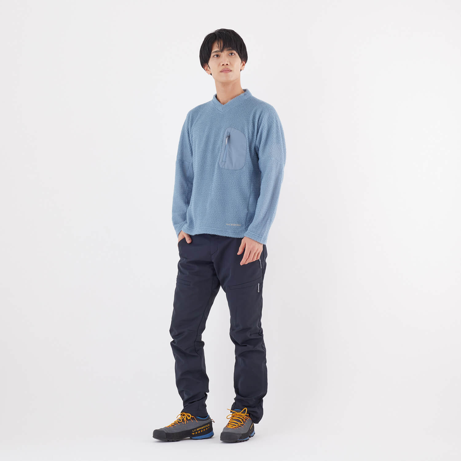 and wander（アンドワンダー） / アルファダイレクトプルオーバー/MENS