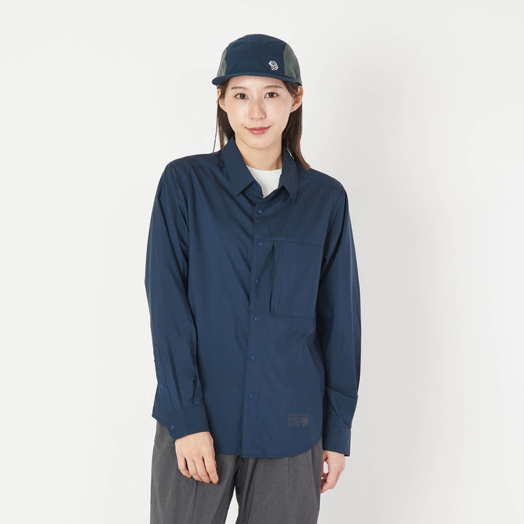 UNISEX XS  マウンテンハードウェア × YAMAP ヤマップ 別注 コア エアシェル シャツ ウィンドシェル MOUNTAIN HARDWEAR OE9041 ブラック系