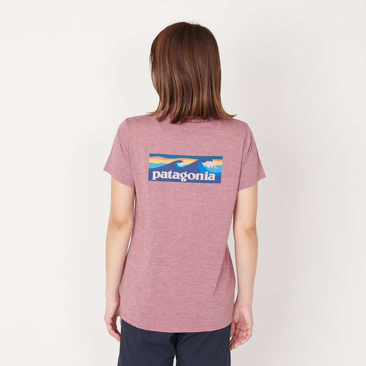 patagonia（パタゴニア） / ショートスリーブキャプリーンクールデイリーグラフィックシャツウォーターズ/WOMENS | YAMAP  STORE(ヤマップストア)