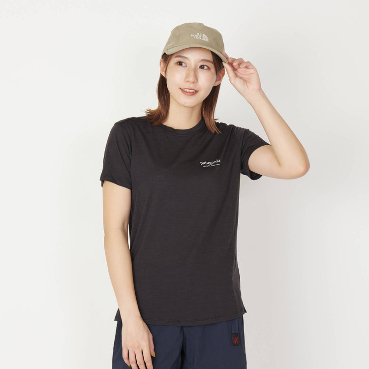 patagonia（パタゴニア）/ショートスリーブキャプリーンクールメリノグラフィックシャツ/WOMENS