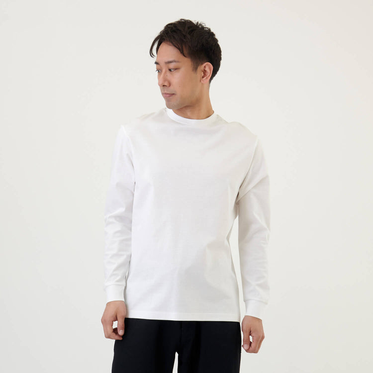 NEUTRALWORKS.（ニュートラルワークス.）/スムースロングスリーブクルー/ホワイト/UNISEX