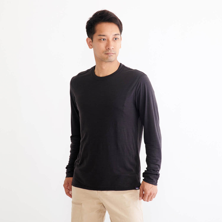 [新品] patagonia パタゴニア ボーイズ 長袖Tシャツ ロンT M