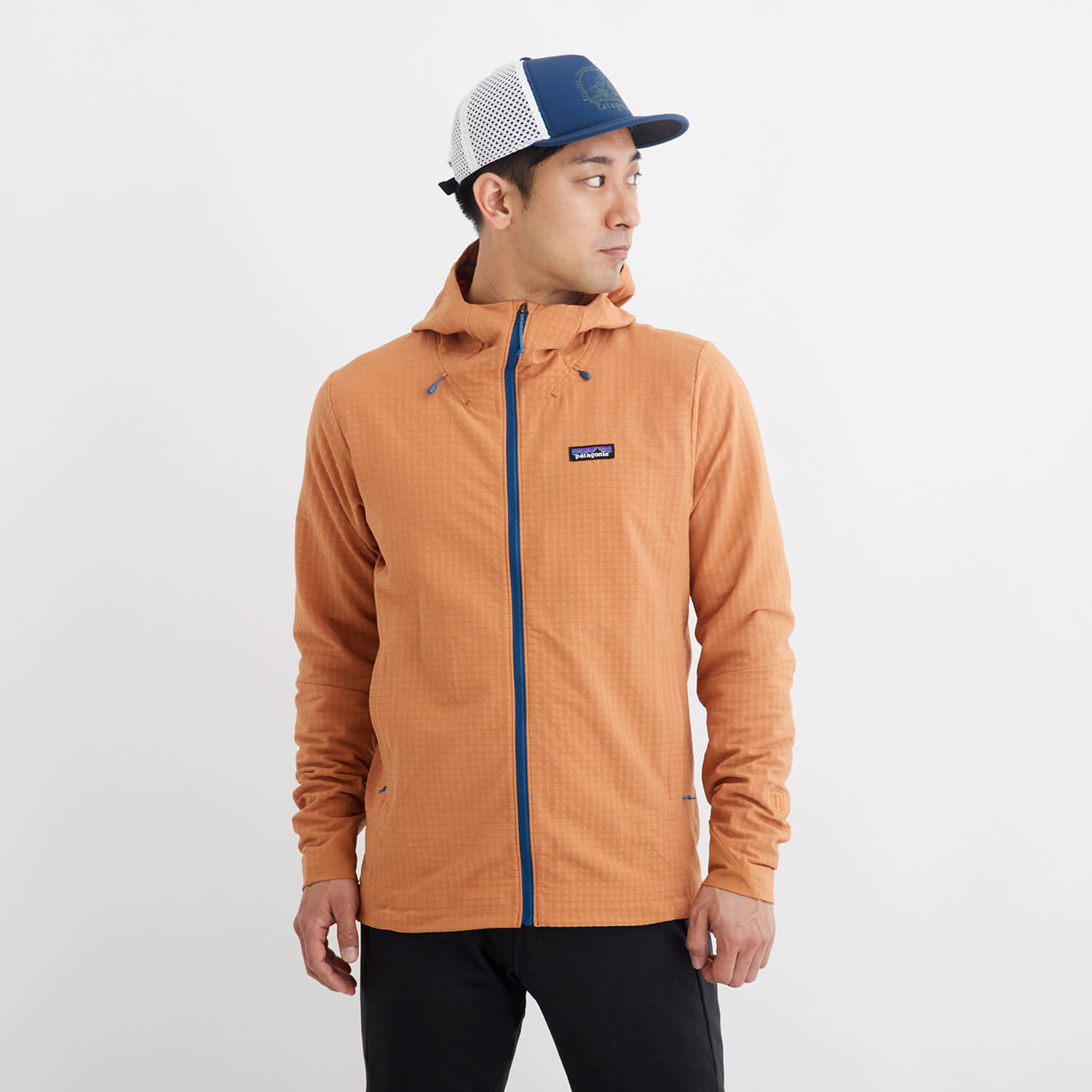 patagonia パタゴニア R1テックフェイス トラウト フーディ XS - ウェア