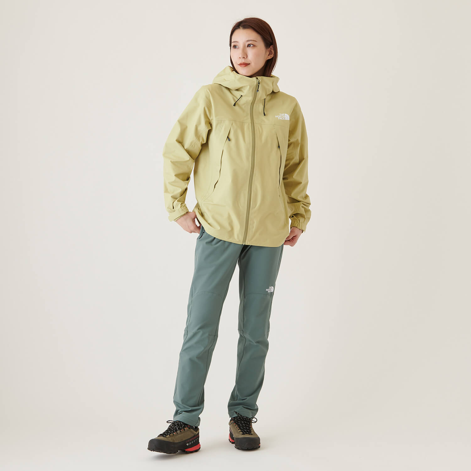 THE NORTH FACE◇クライムライトジャケット イエロー×ブラック-