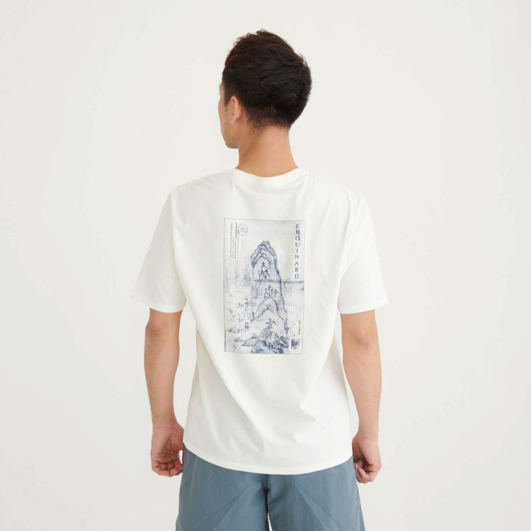 90s USA製 patagonia オーガニックコットン 波柄 浮世絵Tシャツ