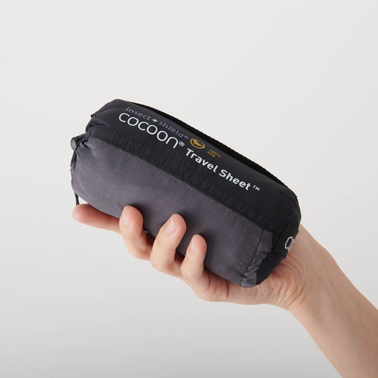 コクーン トラベル シーツ シルク 100％ インセクト シールド - 寝袋/寝具