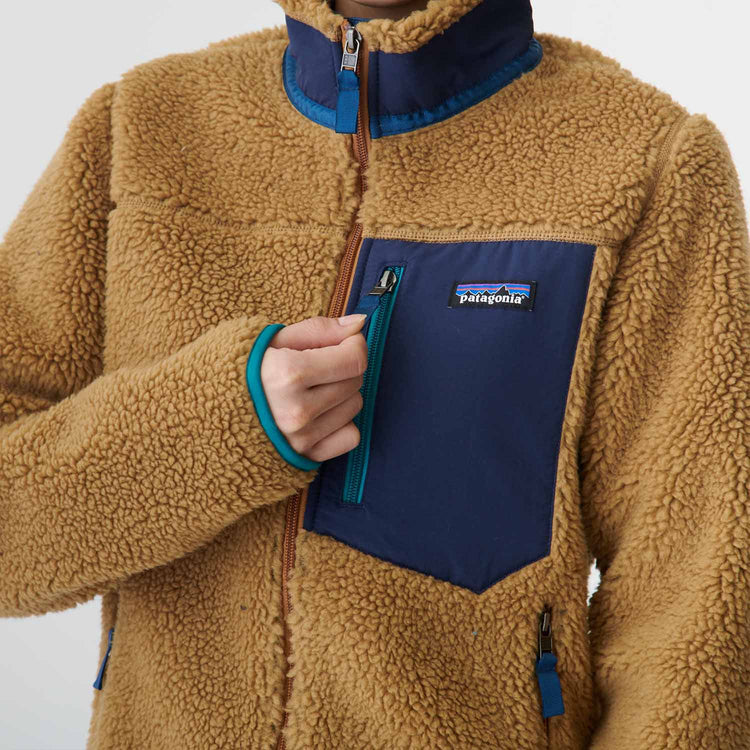 人気色 茶 XS patagonia クラシック レトロx