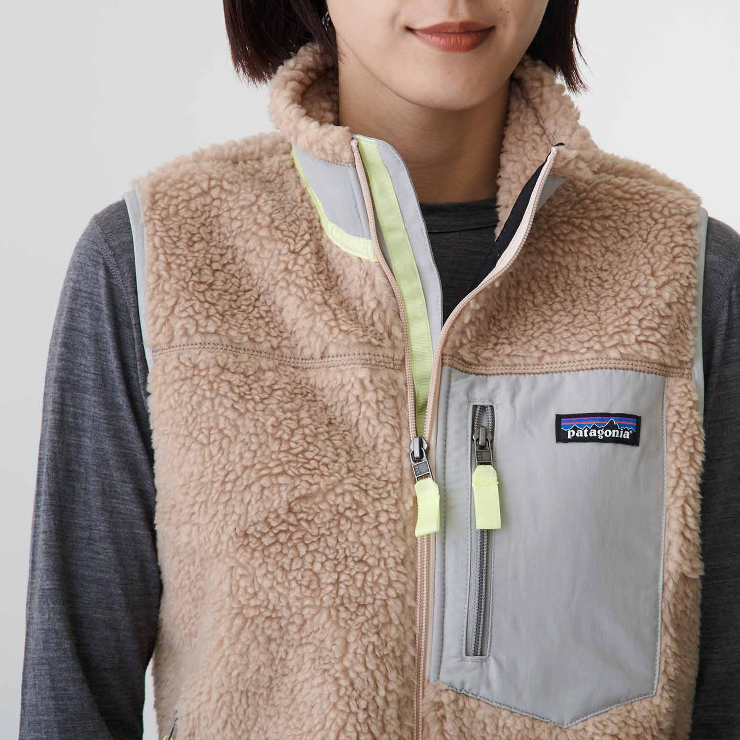 ブルゾンgilet ジレ patagonia パタゴニア レトロX ベージュ ...