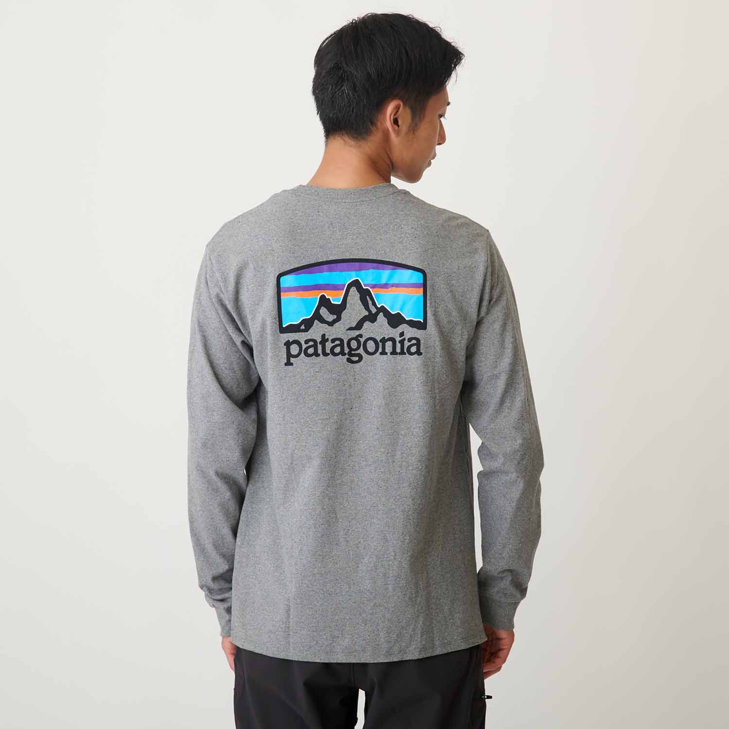 patagonia（パタゴニア） / ロングスリーブ フィッツロイ ホライゾンズ レスポンシビリティー/グレー/MENS | YAMAP  STORE(ヤマップストア)