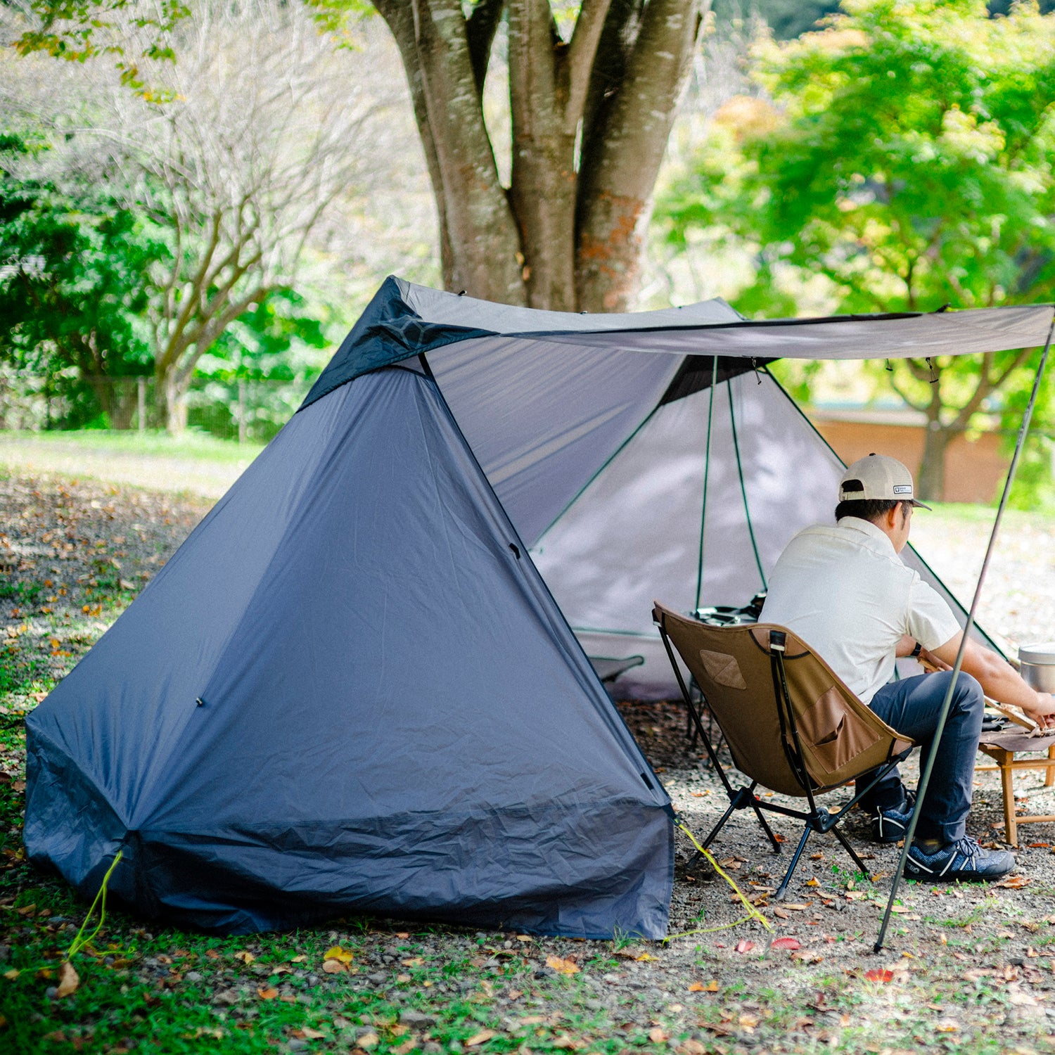 NINJA TENT ダークグレー ニンジャ テント PAGO WORKS - アウトドア