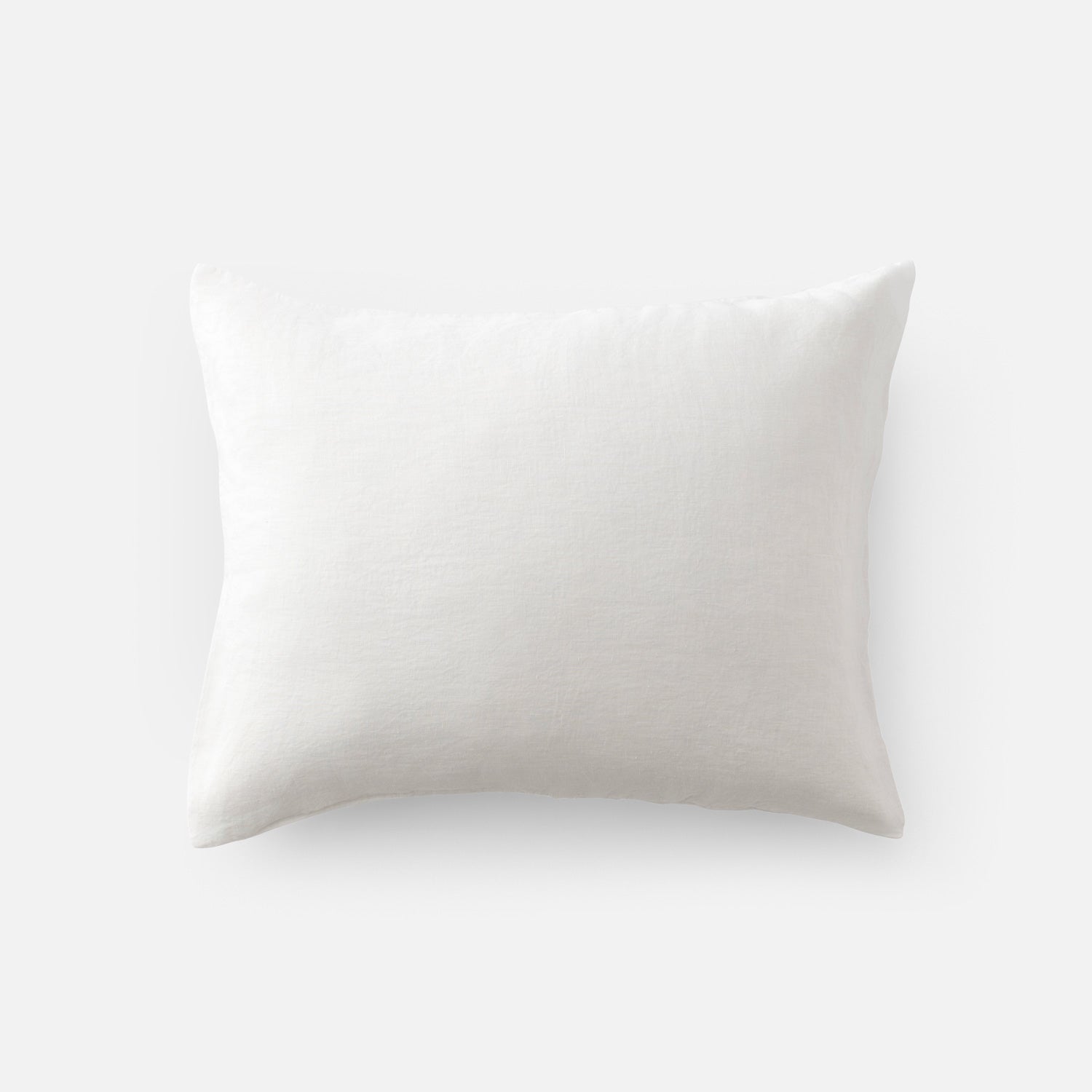 Linen Pillow Sham, White, Standard - LinenWT_standard_web