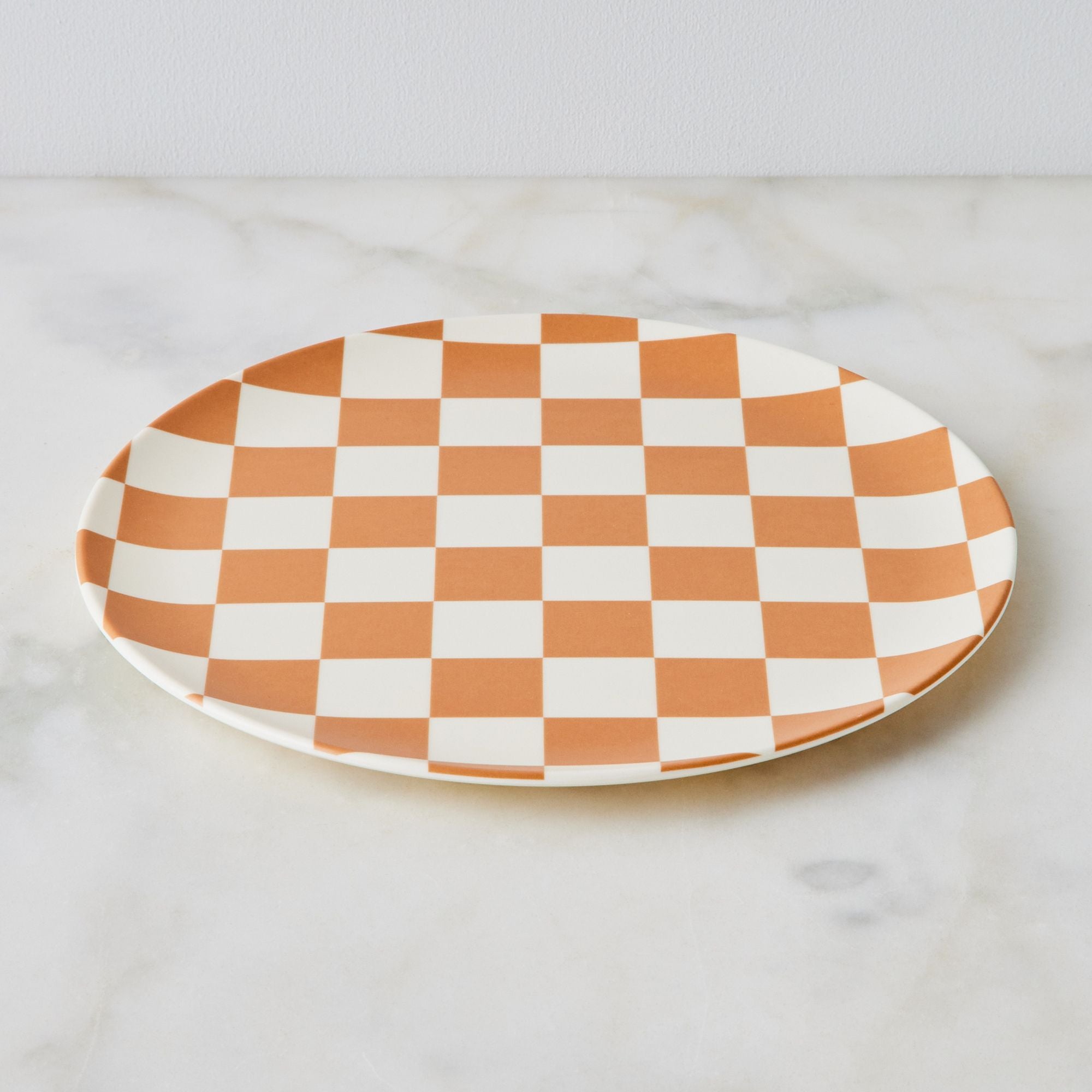 Xenia Taler Bamboo Check Plates, Set of 4, Side Plate, Coco - a01094b8-e663-4559-895c-b53999a34cad--2023-0330_xenia-talor_bamboo-check-plates-set-of-4_coco-8-side-plate_silo_1x1_ty-mecham