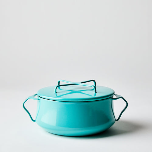Dansk - DANSK designs Blue Enamelware Casserole Pot with