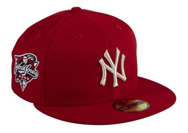 red yankees hat 59fifty