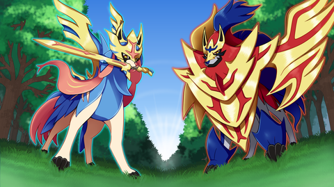 Zacian und Zamazenta