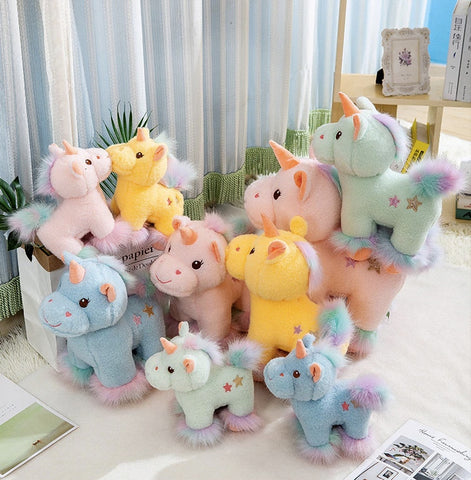 Buy fluffy cuddly unicorns soft toys