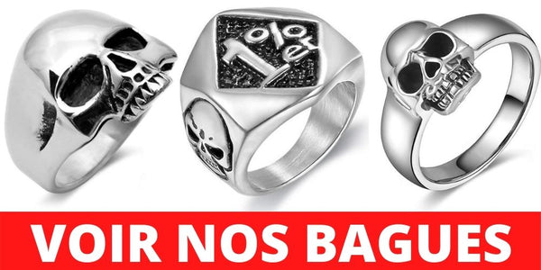 bague tête de mort