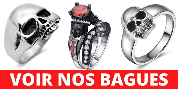 bague tête de mort